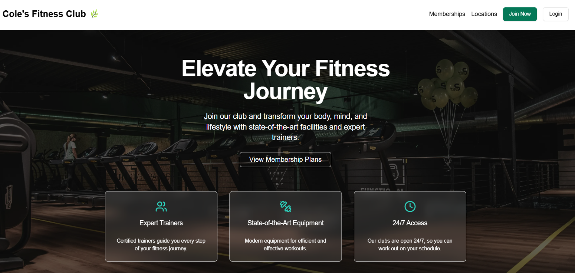 Cole Fitness Center - Management System